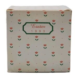 Vintage Department 56 Snowbunnies Annual Easter Duckling Figurine Retired 1993